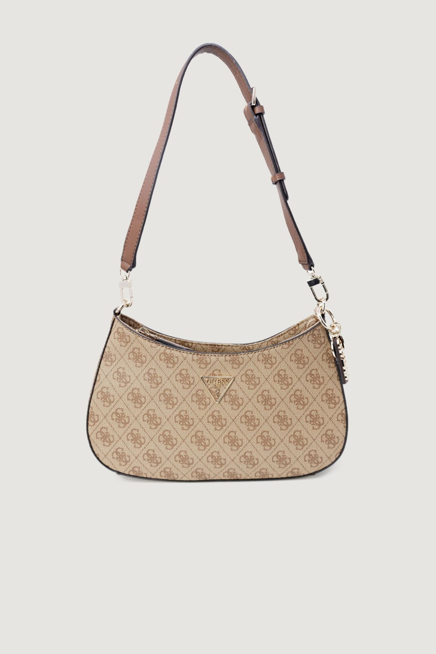 Donna Guess | Borsa Guess Noelle Girlfriend Sa Beige Scuro