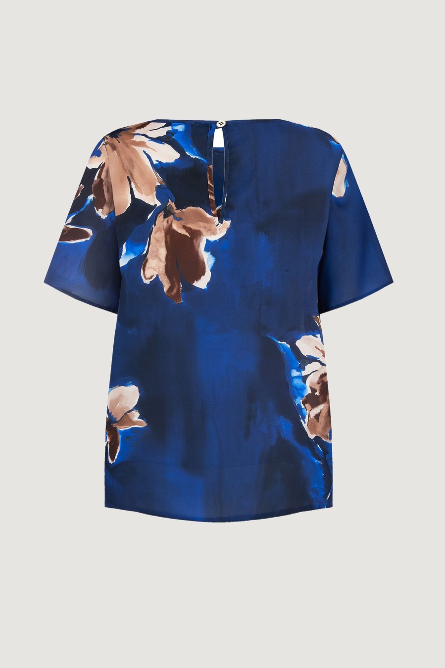 Donna Rinascimento | Blusa Manica Corta Rinascimento Rewi Floreale Azzurro