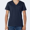 Uomo Tommy Hilfiger | T-Shirt Tommy Hilfiger Tjm Original Jersey V Neck Tee Blu