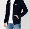 Uomo Tommy Hilfiger | Felpa Con Cappuccio Tommy Hilfiger Tjm Reg Signature Zi Blu