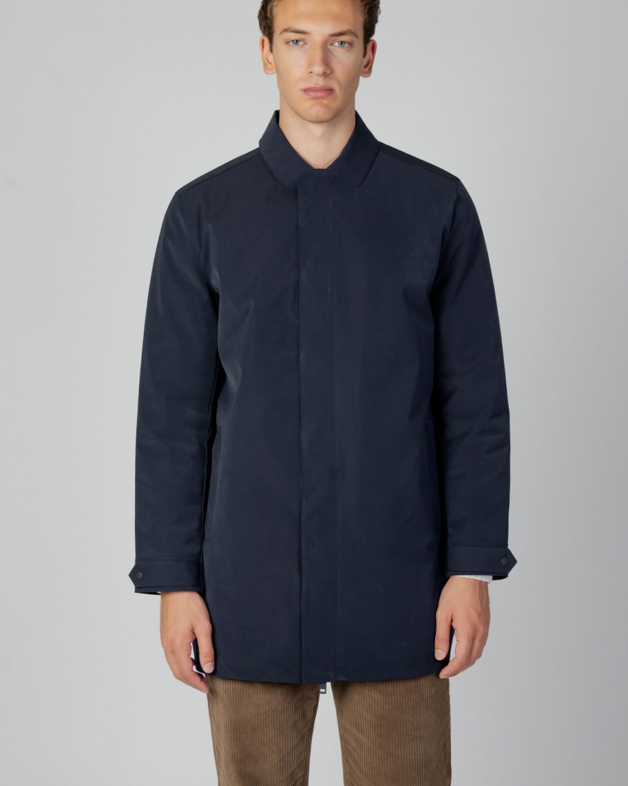 Uomo Aquascutum | Parka Aquascutum Active Trench Blu