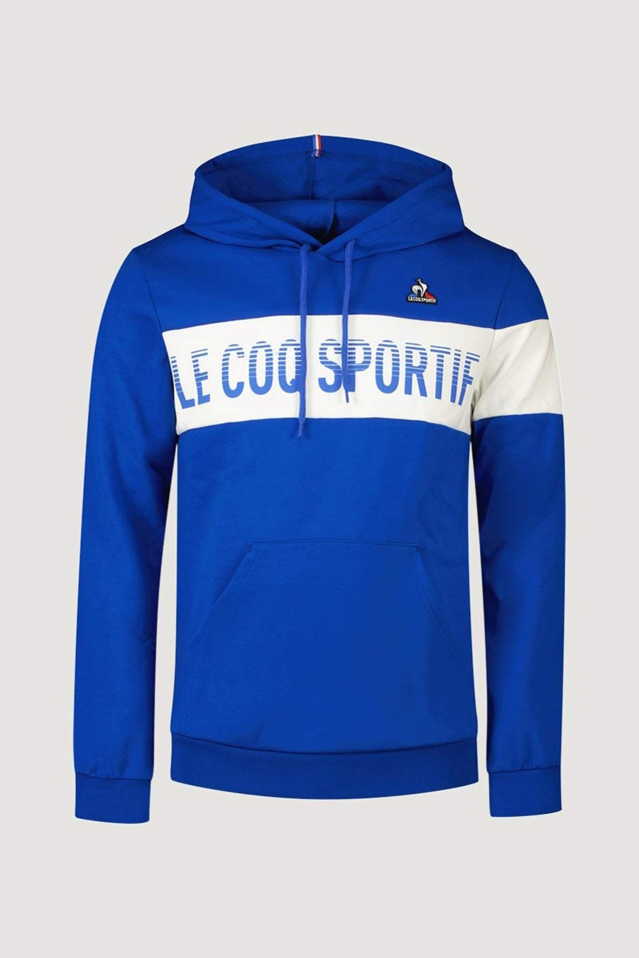 Uomo Le Coq Sportif | Felpa Con Cappuccio Le Coq Sportif Bah Hoody Azzurro