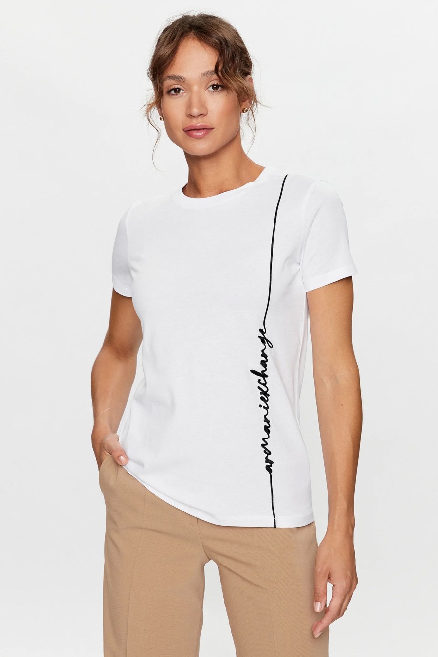 Donna Armani Exchange | T-Shirt Armani Exchange Bianco