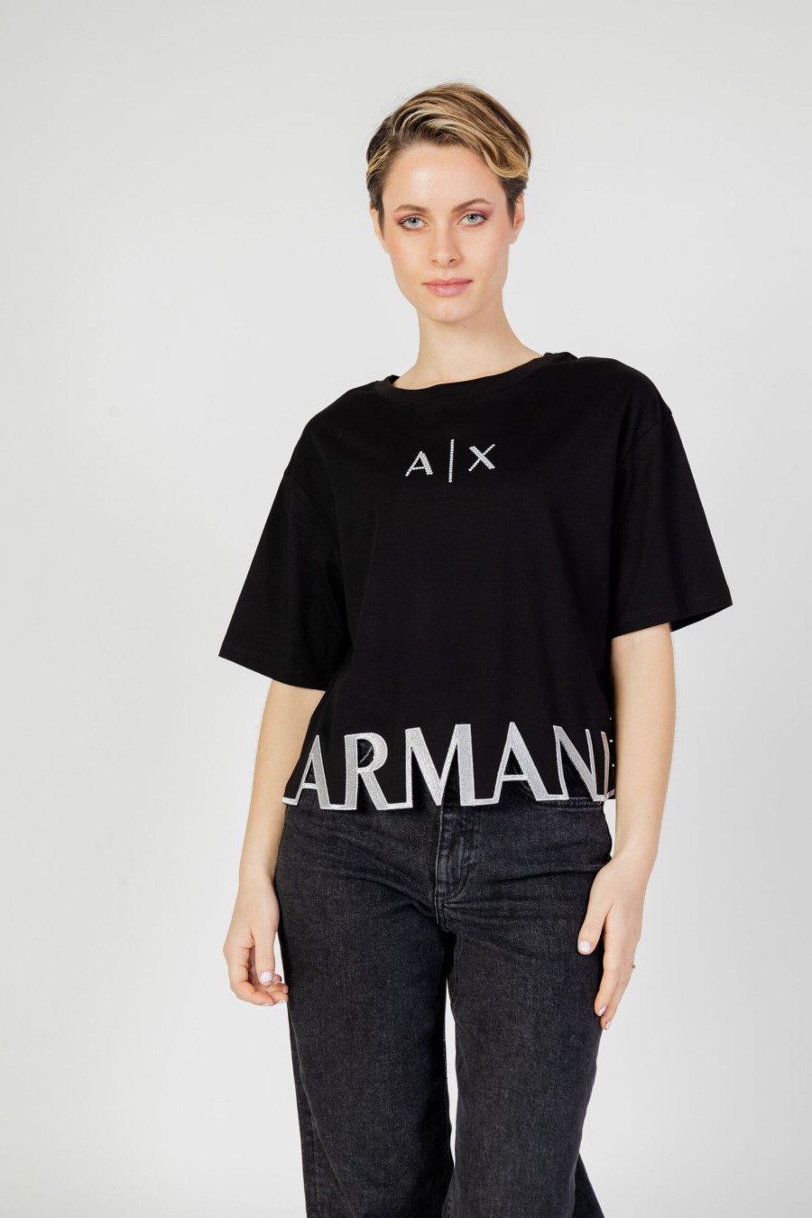 Donna Armani Exchange | T-Shirt Armani Exchange Nero