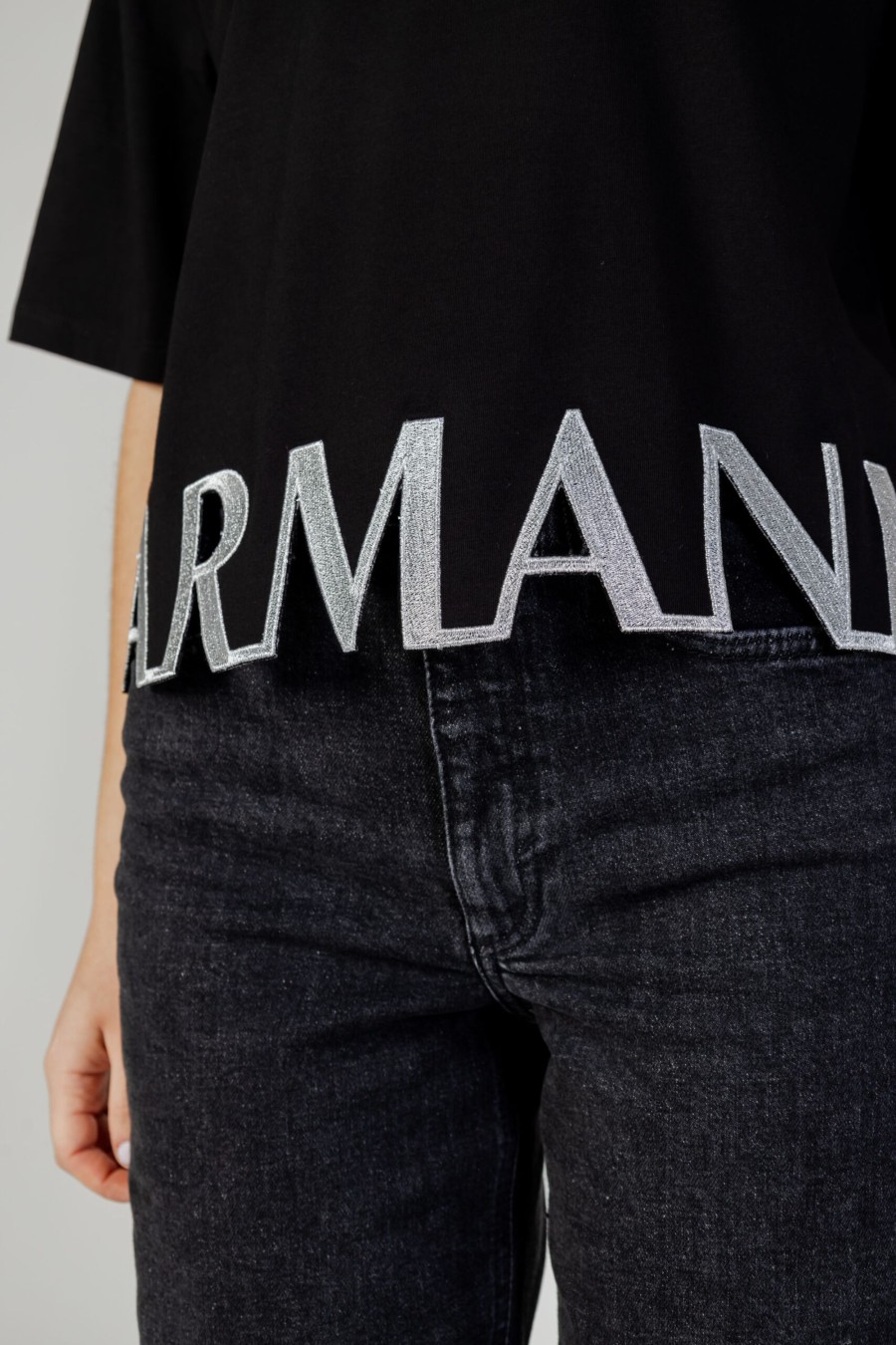 Donna Armani Exchange | T-Shirt Armani Exchange Nero