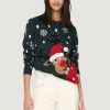 Donna Jacqueline de Yong | Maglione Jacqueline De Yong Jdylucia L/S X-Mas Jacquard Pullover Knt Verde