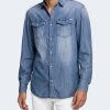 Uomo Jack Jones | Camicia Manica Lunga Jack Jones Jjesheridan L/S Noos Denim