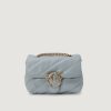 Donna Pinko | Borsa Pinko Love Puff Mini Cl Sheep Nappa Grigio