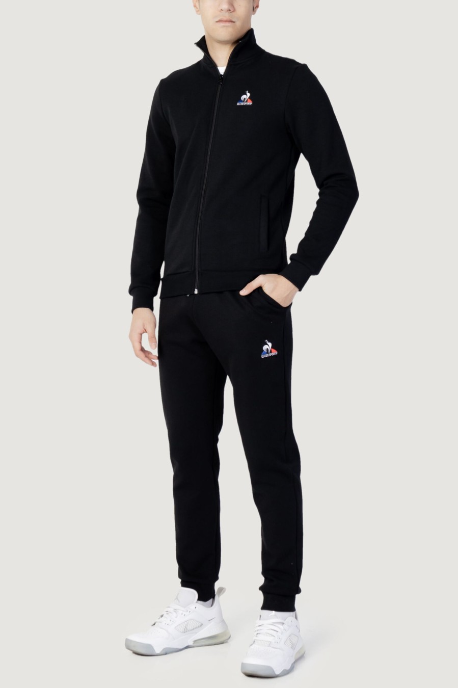 Uomo Le Coq Sportif | Pantaloni Sportivi Le Coq Sportif Ess Pant Loose N°1 Nero