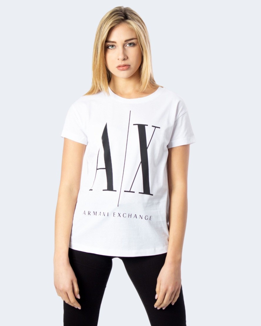 Donna Armani Exchange | T-Shirt Armani Exchange Bianco