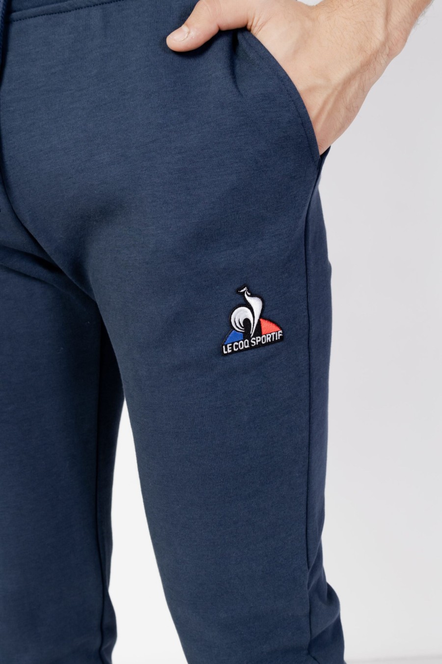 Uomo Le Coq Sportif | Pantaloni Sportivi Le Coq Sportif Ess Pant Slim Blu