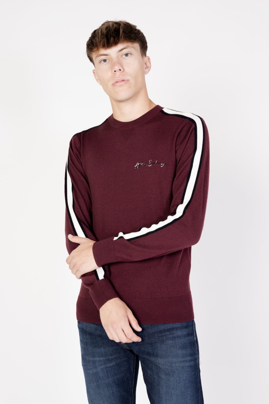 Uomo Armani Exchange | Maglione Armani Exchange Bordeaux