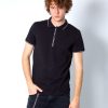 Uomo Armani Exchange | Polo Manica Corta Armani Exchange Nero