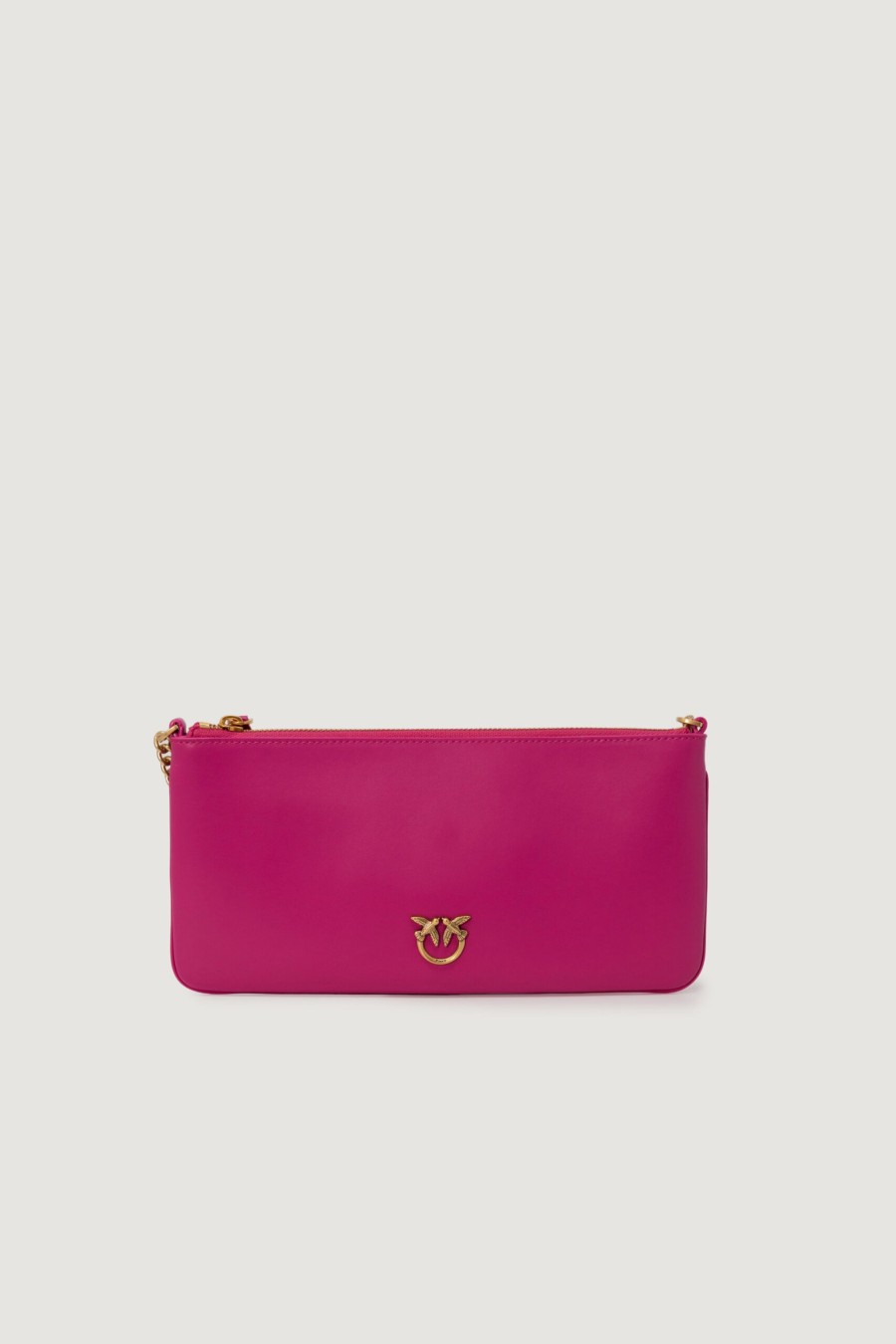 Donna Pinko | Pochette Pinko Horizontal Flat Vitello Seta Fuxia