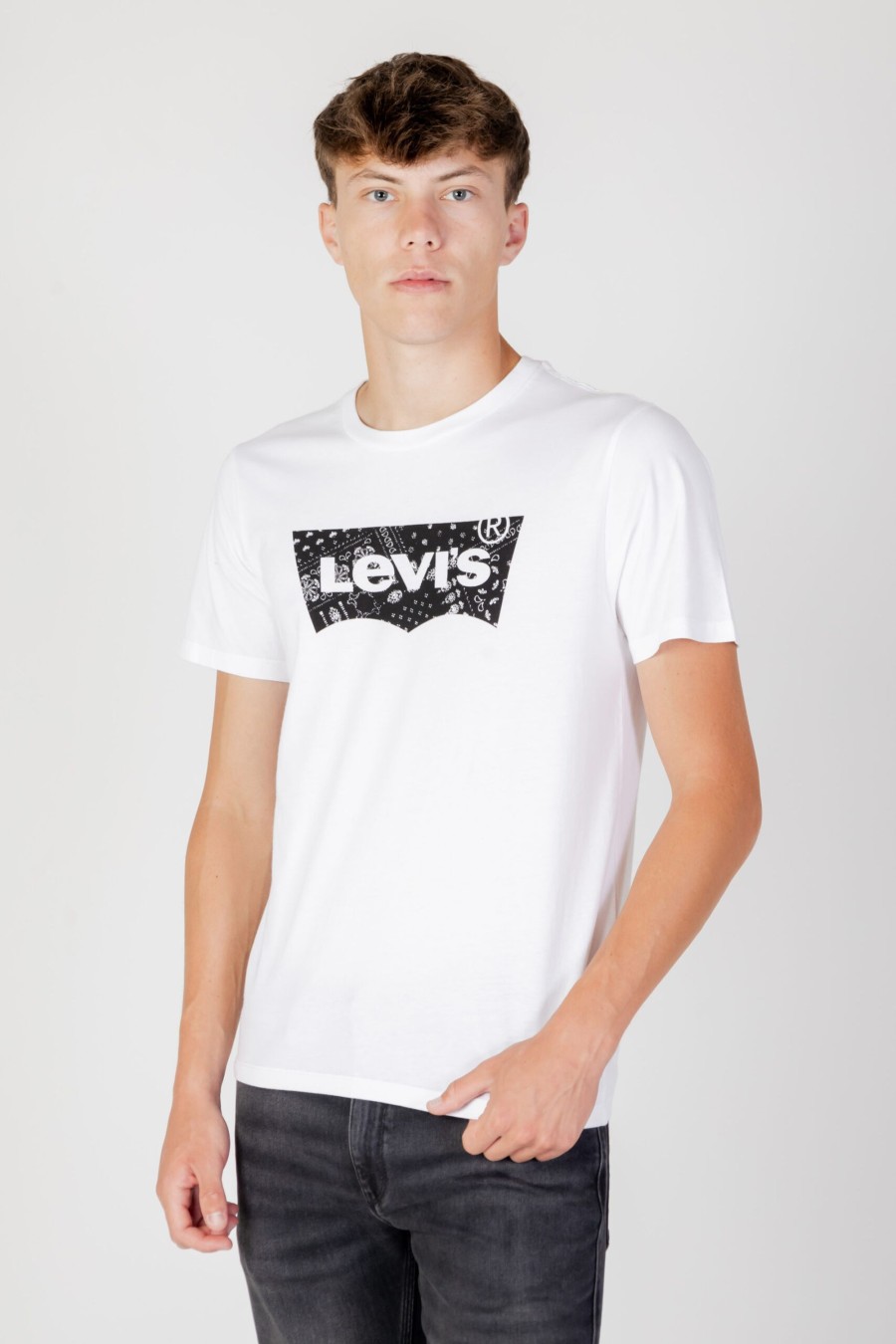 Uomo Levi's® | T-Shirt Levi'S® Tee - Filled Bw Bianco