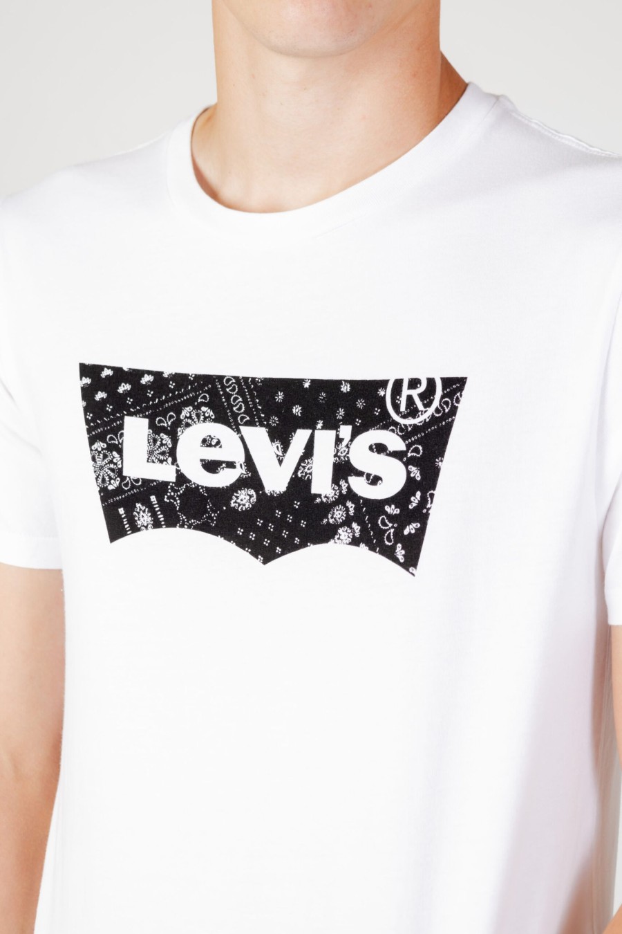 Uomo Levi's® | T-Shirt Levi'S® Tee - Filled Bw Bianco