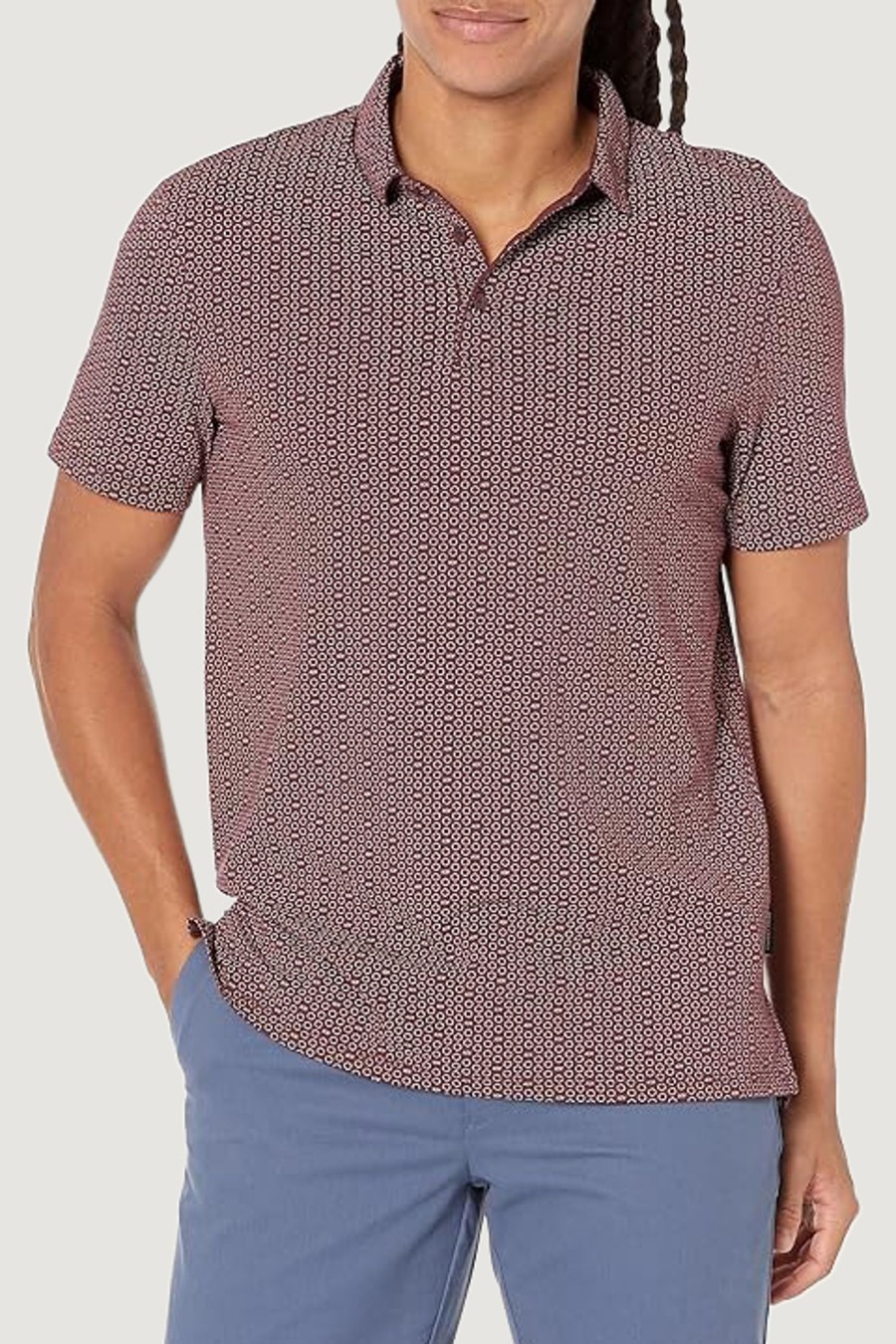 Uomo Armani Exchange | Polo Manica Corta Armani Exchange Bordeaux