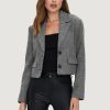 Donna Only | Giacca Only Onlcora L/S Hb Crop Blazer Tlr Grigio Chiaro