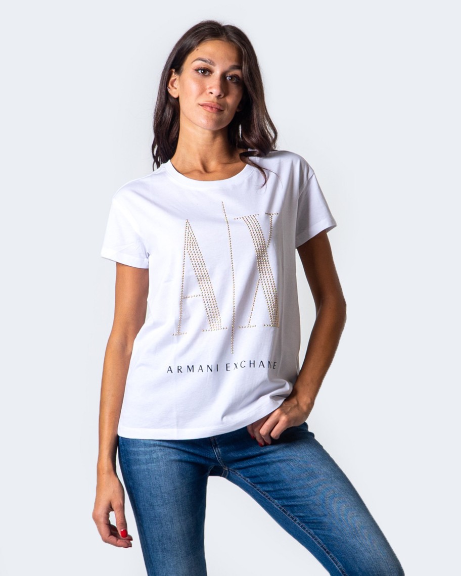 Donna Armani Exchange | T-Shirt Armani Exchange Bianco