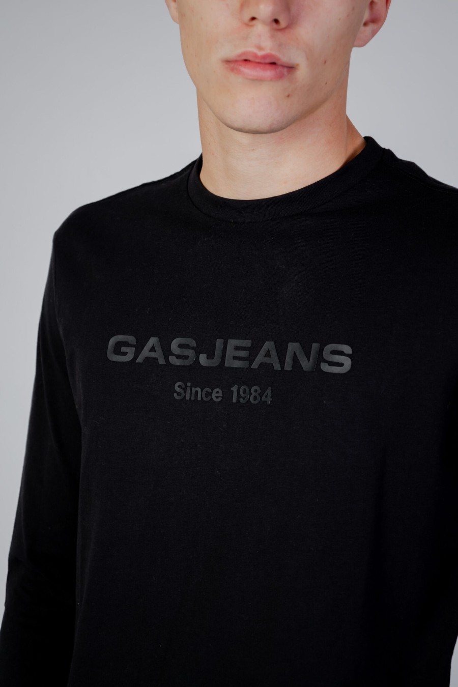 Uomo Gas | T-Shirt Gas Dharis/R M/L 1984 Nero