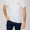 Uomo U.S. Polo Assn. | Polo Manica Corta U.S. Polo Assn. King Bianco