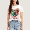 Donna Desigual | T-Shirt Desigual Mickey Arty Bianco