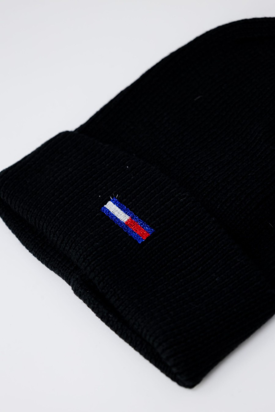 Donna Tommy Hilfiger | Berretto Tommy Hilfiger Tjw Flag Beanie Nero