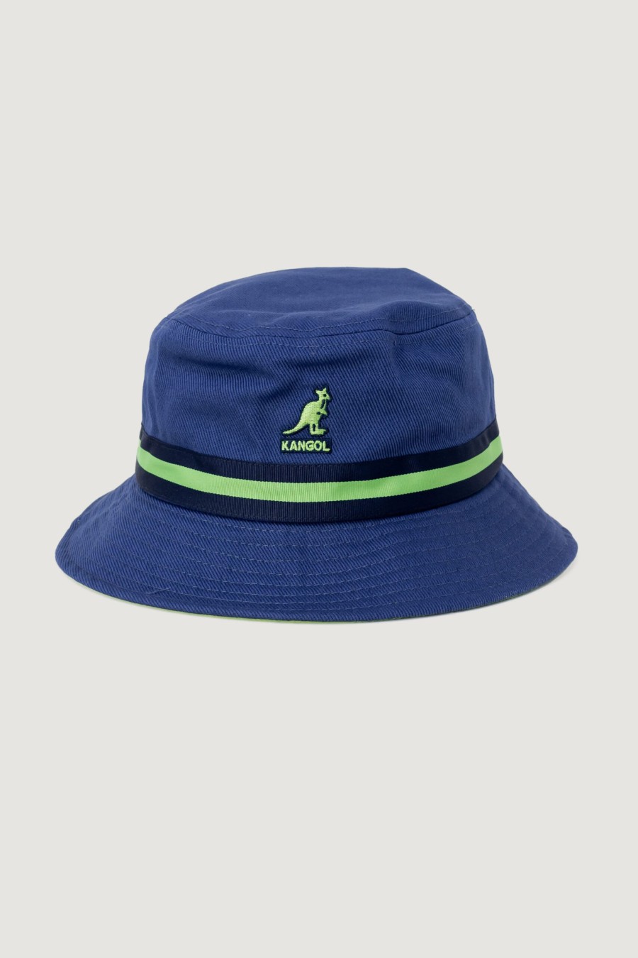 Uomo Kangol | Berretto Kangol Stripe Lahinch Blu Marine