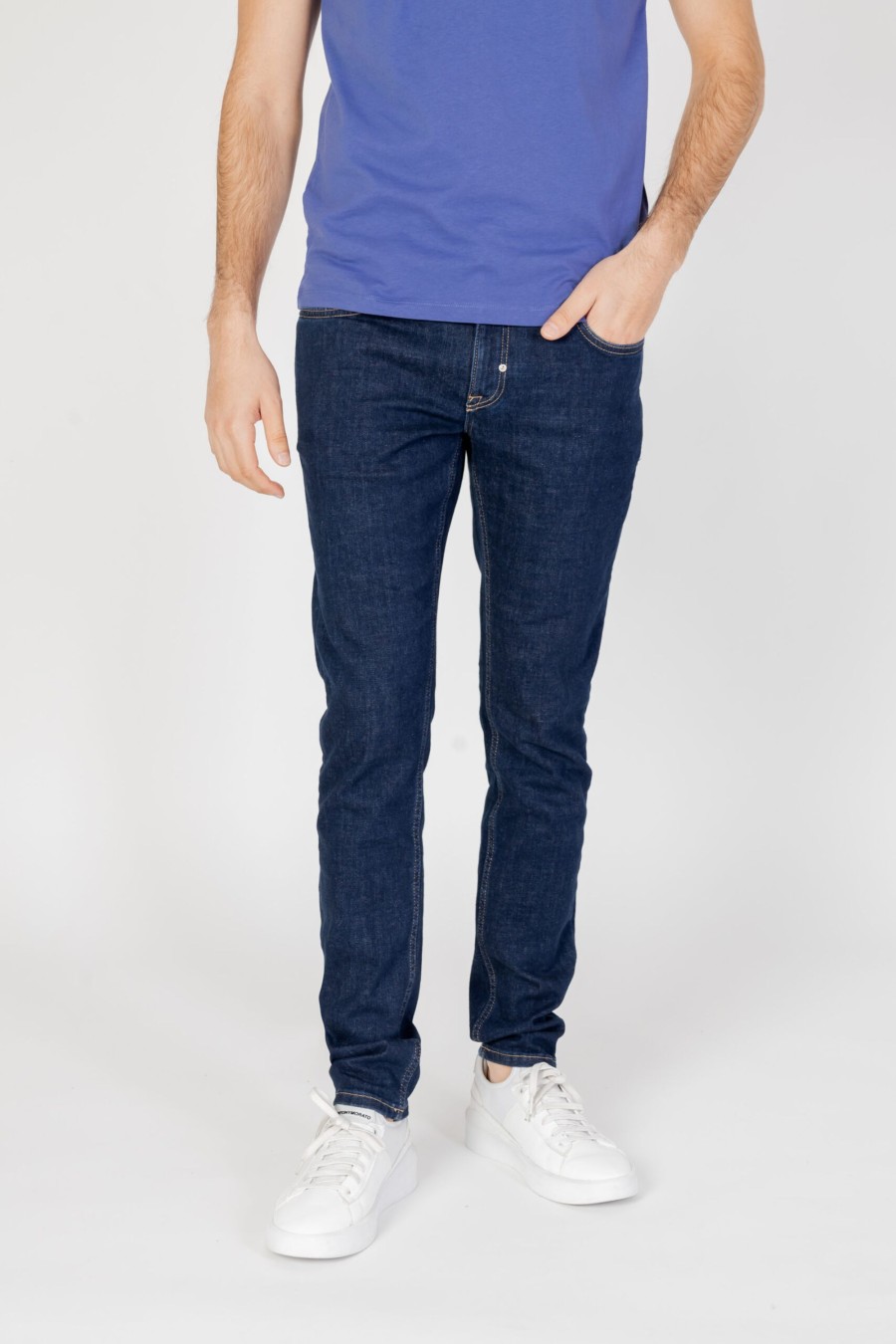 Uomo Antony Morato | Jeans Tapered Antony Morato Ozzy Denim Scuro