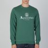 Uomo Aquascutum | Felpa Senza Cappuccio Aquascutum Active Big Logo Crew Neck Fleece Verde