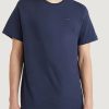 Uomo Tommy Hilfiger | T-Shirt Tommy Hilfiger Original Jersey Tee Blue Scuro