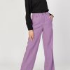 Donna Street One | Pantaloni Regular Street One Straight Leg Lyocell Twill Cas Viola - Glicine