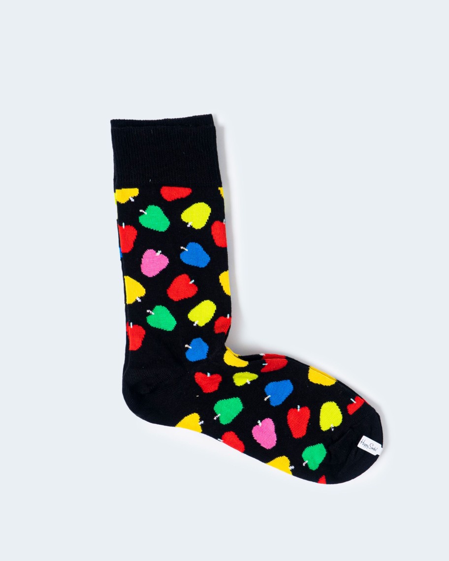 Donna Happy Socks | Calzini Happy Socks Apple Socks Nero