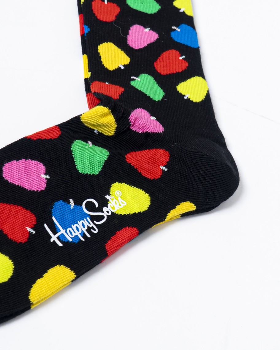 Donna Happy Socks | Calzini Happy Socks Apple Socks Nero