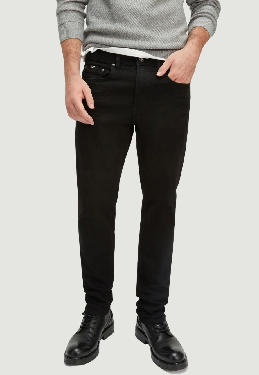 Uomo Gas | Jeans Slim Gas Albert Simple Rev Nero