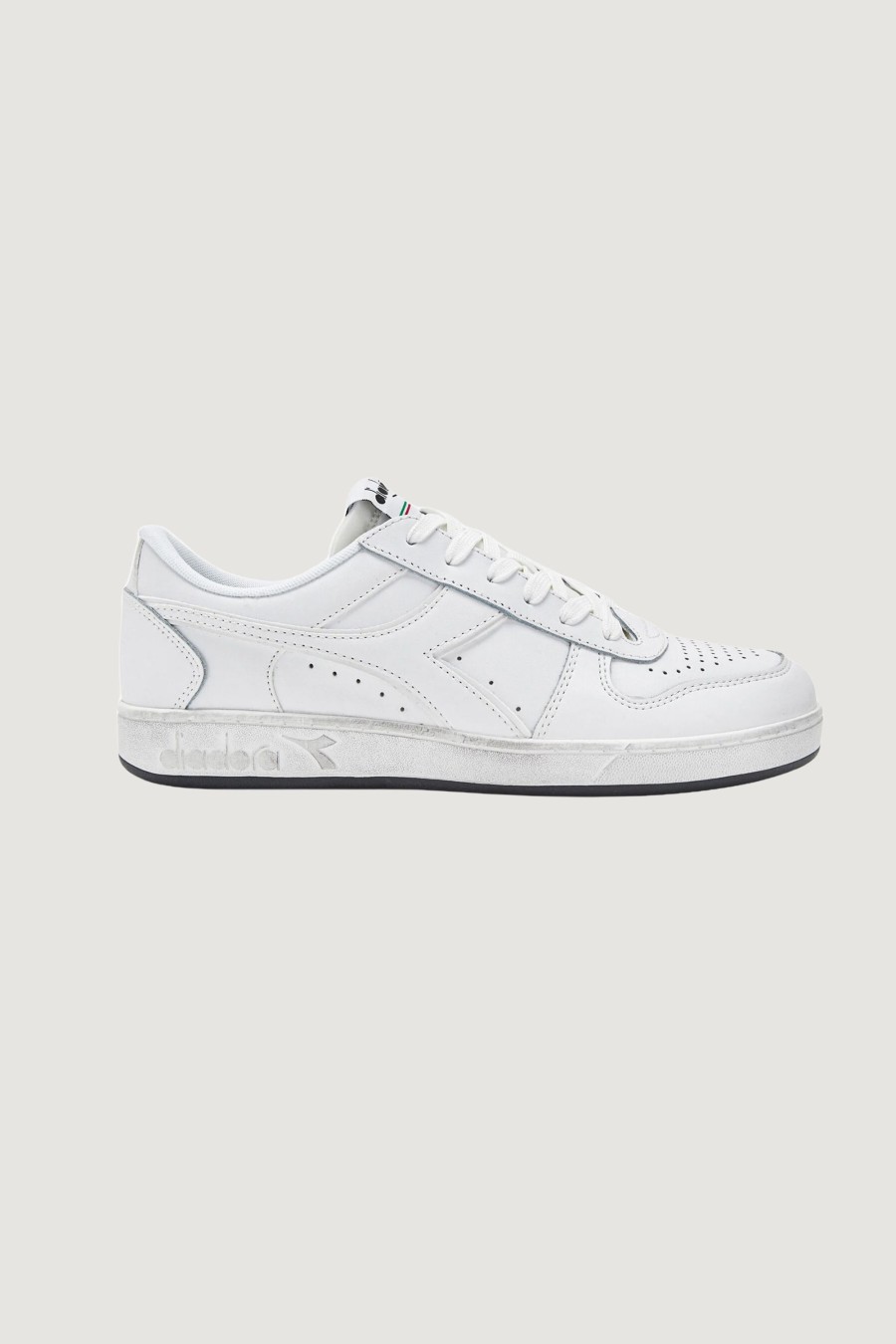 Uomo Diadora | Sneakers Diadora Magic Basket Low Icona Bianco