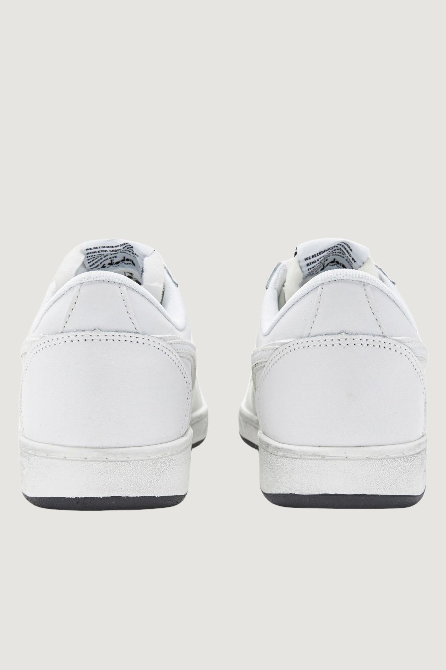 Uomo Diadora | Sneakers Diadora Magic Basket Low Icona Bianco