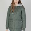 Donna Street One | Giacchetto Street One Quilted W. Removable Verde Oliva