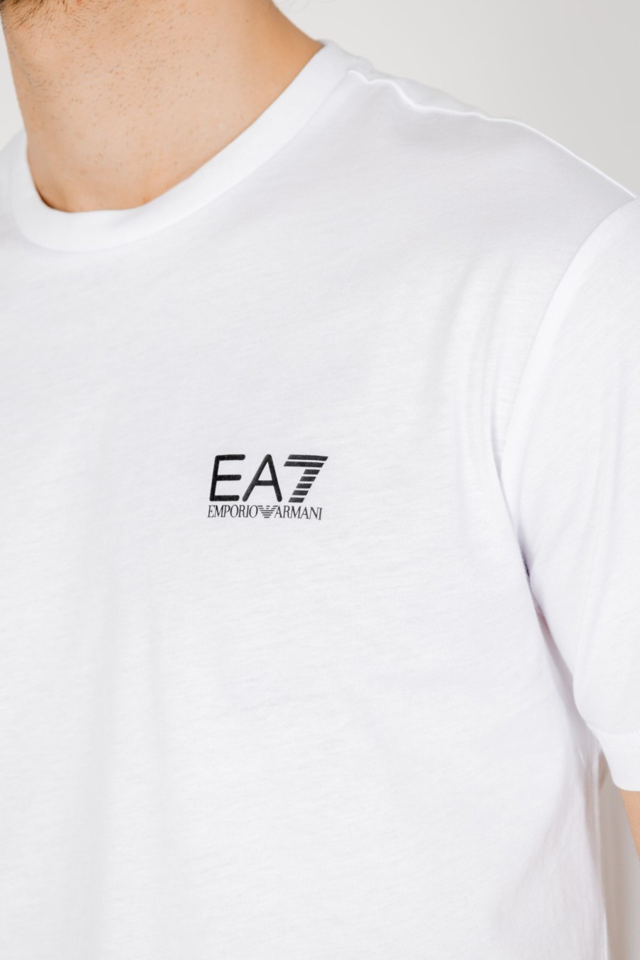 Uomo EA7 | T-Shirt Ea7 Bianco