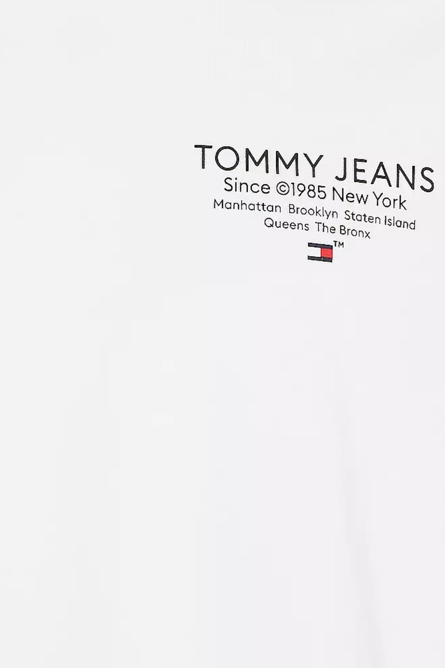 Uomo Tommy Hilfiger | T-Shirt Tommy Hilfiger Esstnl Grap Bianco