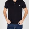 Uomo U.S. Polo Assn. | Polo Manica Corta U.S. Polo Assn. King Nero