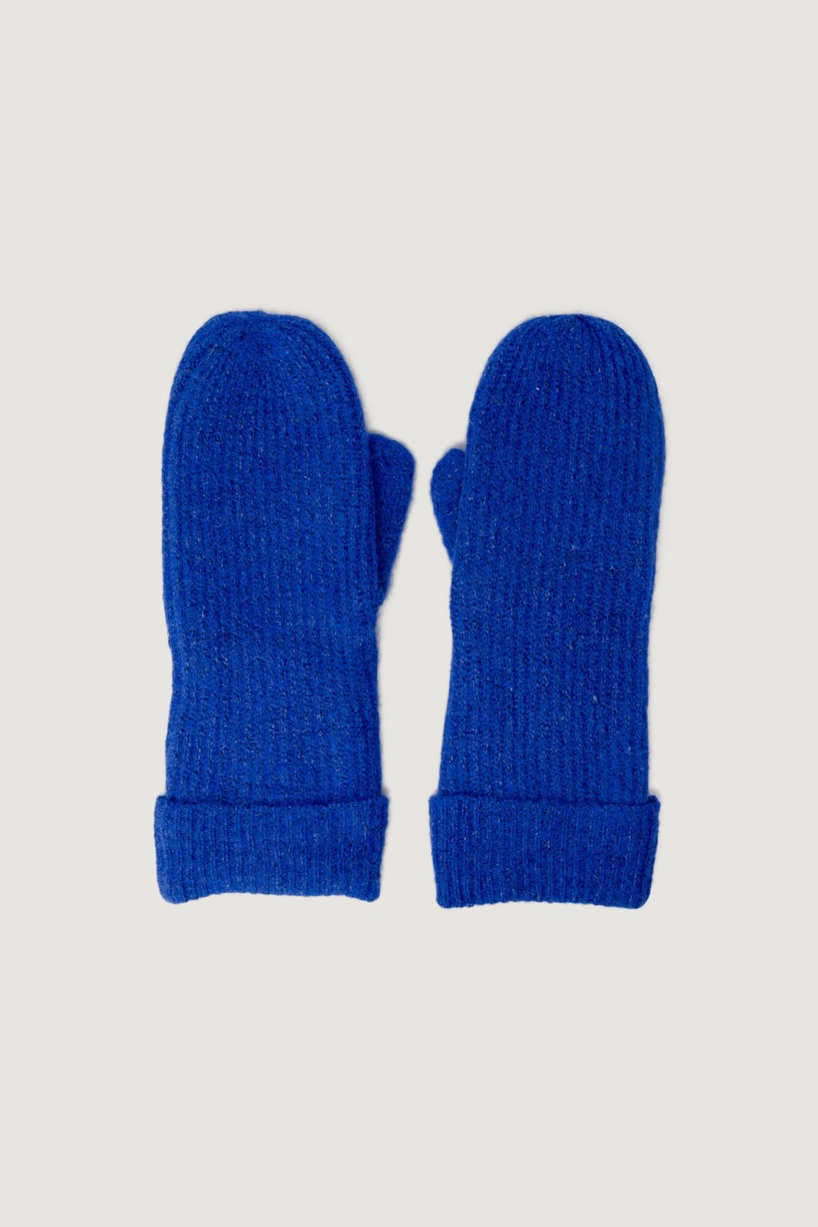 Donna Vero Moda | Guanti Vero Moda Vmluca Rib Mittens Ga Blu