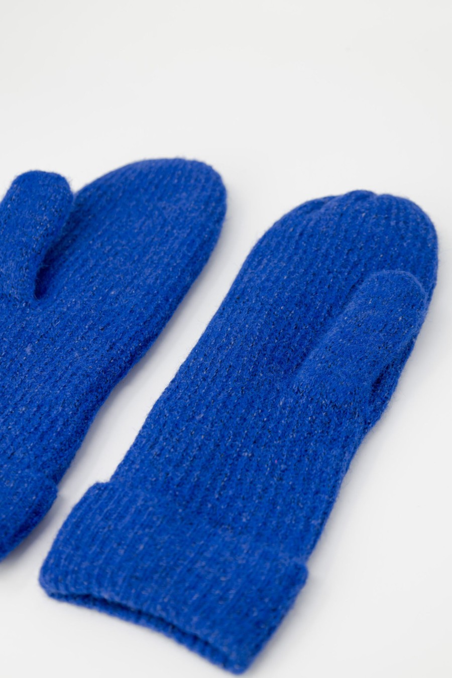 Donna Vero Moda | Guanti Vero Moda Vmluca Rib Mittens Ga Blu