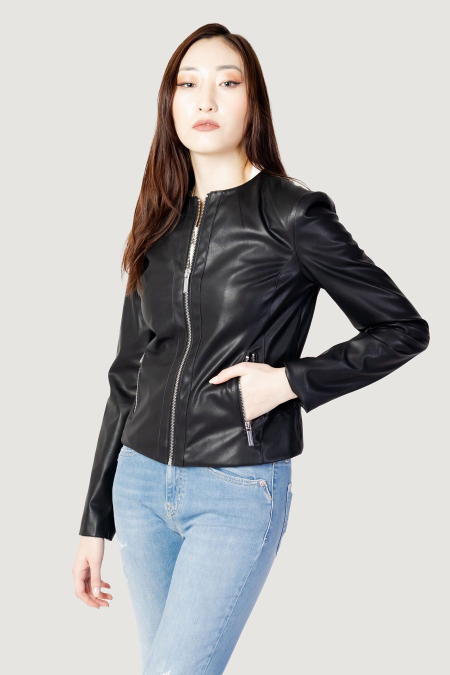 Donna Armani Exchange | Giacchetto Armani Exchange Blouson Nero