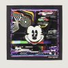 Donna Desigual | Pashmina Desigual Mickey Glitch Square Nero