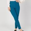 Donna Hanny Deep | Pantaloni A Sigaretta Hanny Deep - Petrolio