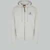 Uomo Aquascutum | Felpa Con Cappuccio Aquascutum Active Small Logo Full Zip Hoodie Fleece Grigio Scuro