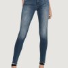 Donna Only | Jeans Skinny Only Onlblush Mid Sk Ank Rw Rea422 Noos Dark Blue Denim