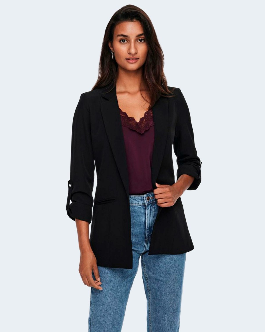 Donna Only | Giacca Only Onlkayle-Orleen 3/4 Blazer Cc Tlr Nero