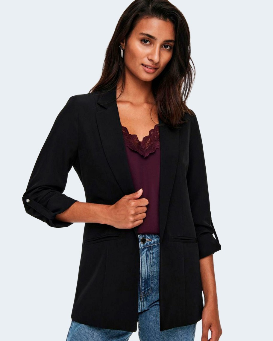 Donna Only | Giacca Only Onlkayle-Orleen 3/4 Blazer Cc Tlr Nero